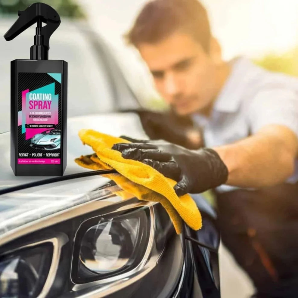 Platinium Coating Spray and Foam Car Cleaner 200ml (3-in-1 combo pack)
