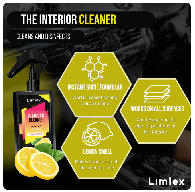 Platinium Coating Spray and Foam Car Cleaner 200ml (3-in-1 combo pack)